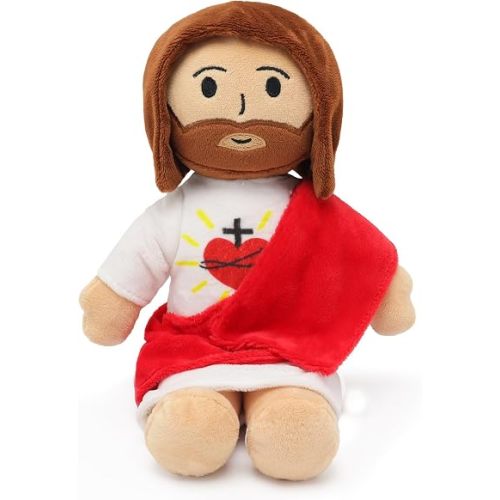 Juguete de peluche de Jesús de 13 pulgadas, muñeca de peluche de