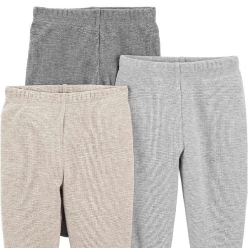 Simple Joys by Carter's Unisex Baby 3 Pack Thermal Pants
