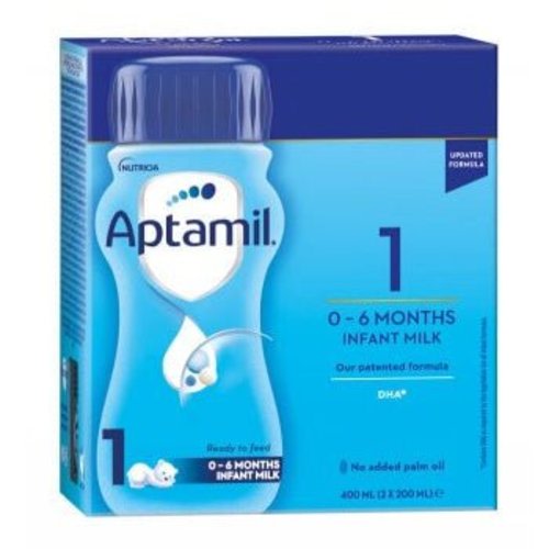 Aptamil Formula Stage 1 Ready To Feed 400ml (2X200ml)