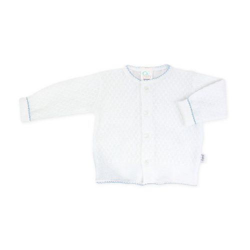 Paty Knit Baby Cardigan Sweater in White – Original Paty Sweater – PatyInc
