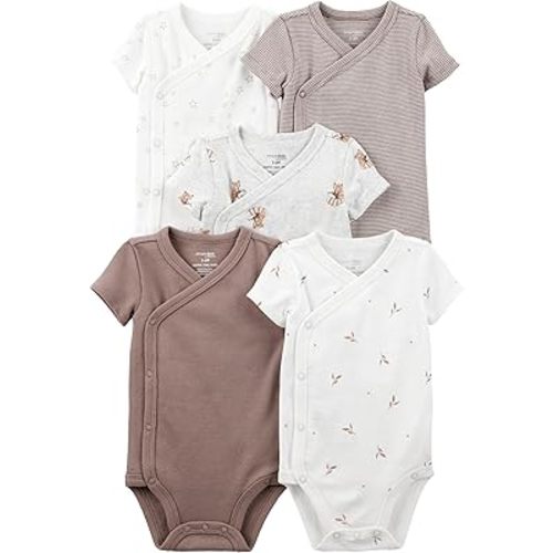 Simple Joys by Carter's unisex-baby 5-pack Side Snap Short-sleeve Bodysuit