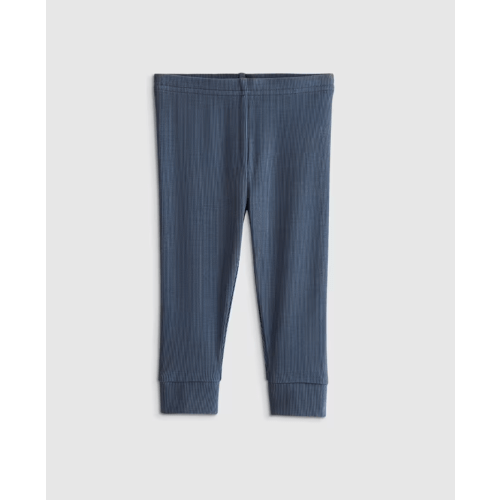 Softest Rib Leggings  in Deep Sea Blue