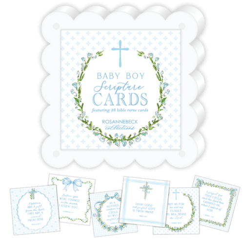 Baby Scripture Cards | Blue – Fig