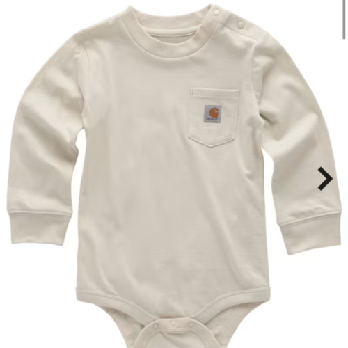 Carhartt Long-Sleeve Pocket Bodysuit for Babies