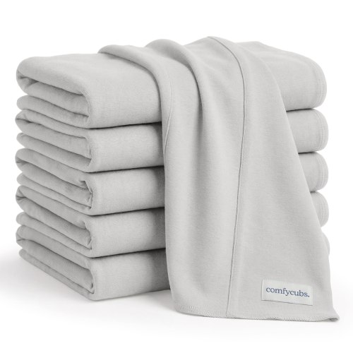 Order Solid White Cotton Burp Cloths Online | Get 15% Discount – Comfy Cubs