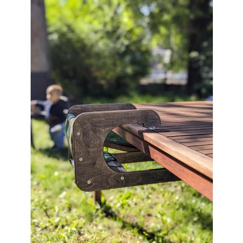 Wooden Hook On Chair, Toddler chair, Clip on Table Chair, Attach to Fast Table Chair