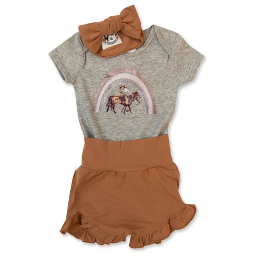 Rainbow Baby Onesie – Cowkid Clothing Company