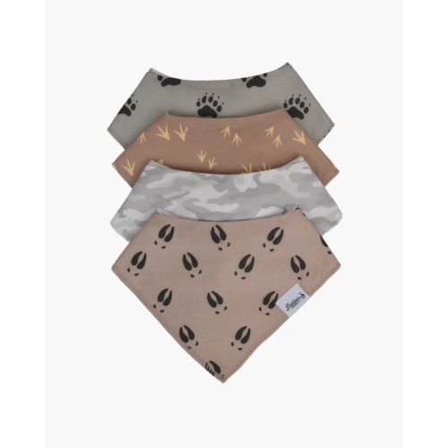 Tiny Tracker Bandana Bibs: Stylish & Functional for Baby