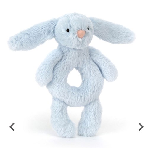 Bashful Bunny Ring Rattle