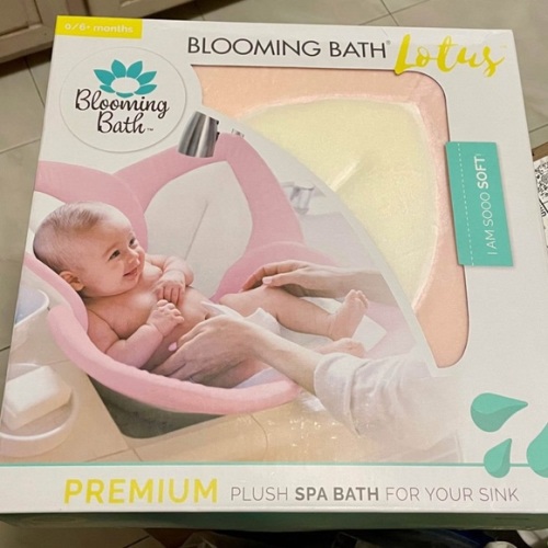 Lotus Plush Spa Bath - Pink and Cream