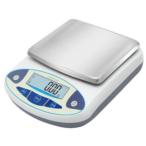 Bonvoisin Lab Scale 5000gx0.01g High Precision Electronic Analytical Balance 0.01g Accuracy Laboratory Precision Digital Scientific Scale (5000g)