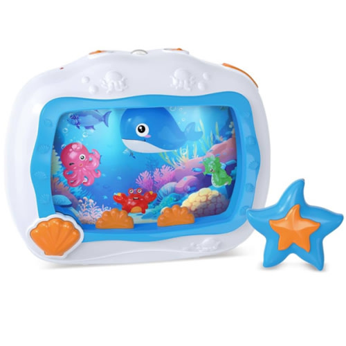 Baby Sleep Soother Musical Toy, Sound Machine with Light & Soothing Sounds, Infant Crib Mobile Hanging & Car Travel Toy, Sensory Dream Soother for Newborns 0-3 Years