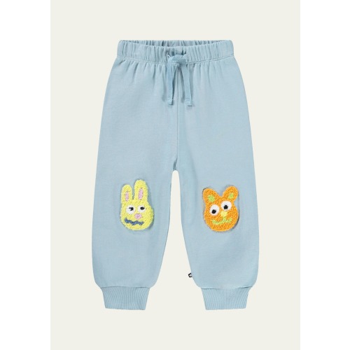 Boy's Simeon Embroidered Jogger Pants, Size 3M-4