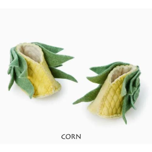 Felt Baby Shoes | Corn