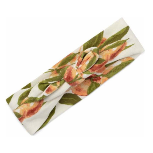 Peaches Organic Cotton Knotted Headband - Milkbarn Kids Bows | Maisonette