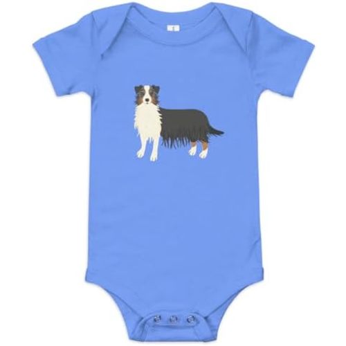 Generic Australian Shepherd onesie for baby, australian shepherd baby clothes, australian shepherd baby gifts.