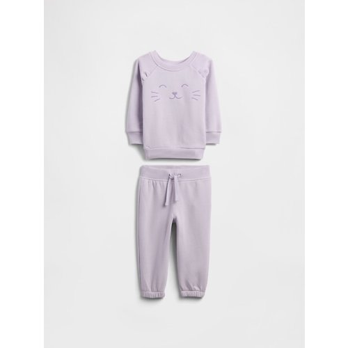 Baby Fleece Two-Piece Outfit Set