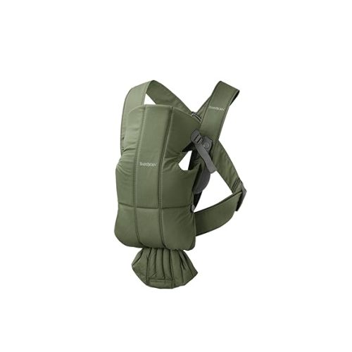 BabyBjörn Baby Carrier Mini, Woven, Dark Green