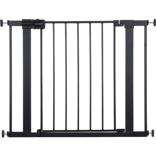 Safety 1st Easy Install 28'' Walk Thru Gate, Fits Between 29'' and 38'', Black, 1-Pack,(GA105CBLK)