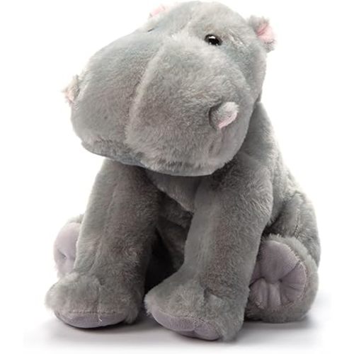 The Petting Zoo Hippo Stuffed Animal, Gifts for Kids, Wild Onez Zoo Animals, Hippo Plush Toy 12 inches