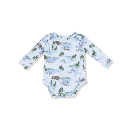 Long Sleeve Bodysuit, Lake Life
