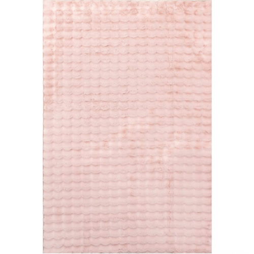 Ivana Checkered Plush Cloud Washable Rug | Blush – Rugs USA