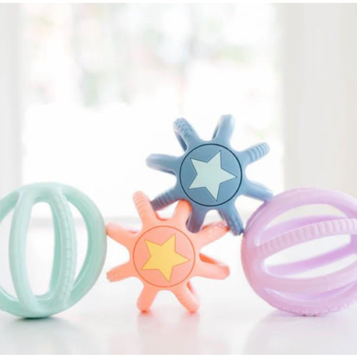 Bannor Toys Silicone Sensory Teething Ball Set