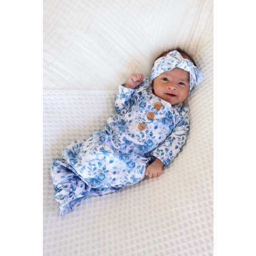 Betsy's Blooms Knit Large Bow Headwrap