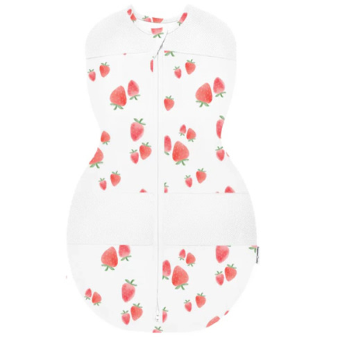 Sleepea® 5-Second Baby Swaddle Small, Strawberry Print