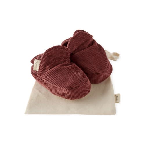 Organic Cotton Corduroy Bootie, 0-3M