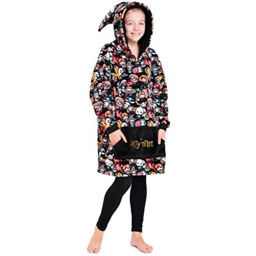 Harry Potter Oversized Hoodie Blanket for Kids, Gifts for Girls Boys