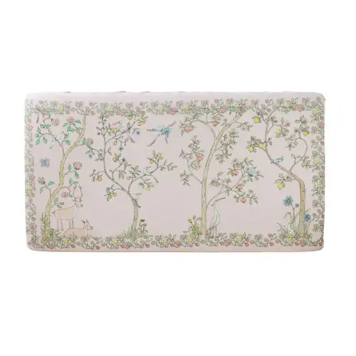 Atelier Choux - In Bloom Pink Crib Sheet | Caitlin Wilson