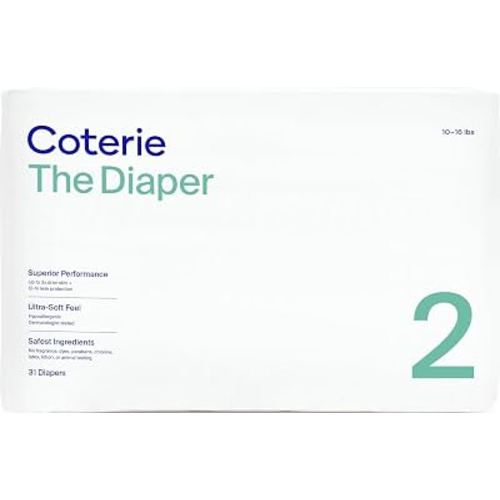Coterie Size 2 Diaper, 31 CT