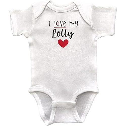 Lolly Themed Infant Bodysuits, Grandson or Granddaughter Gift, Baby Shower Present, Newborn Apparel, Pregnancy Reveal