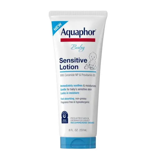 Aquaphor Baby Sensitive Lotion, Baby Lotion, 8 Fl Oz