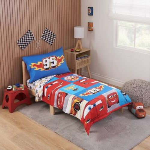 4pc Cars Toddler Bed Set