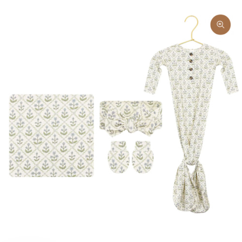 Etta Newborn Headband Bundle (Gown)