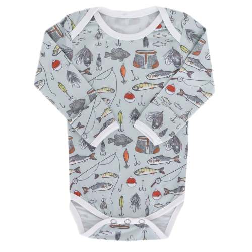 Long Sleeve Bodysuit - Trout