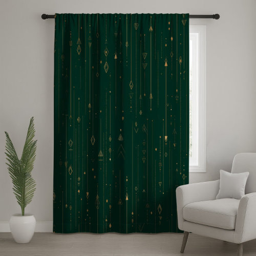 East Urban Home Geometric Shapes Window Curtains, Abstract Sheer & Blockout Curtains - 1 Panel | Wayfair