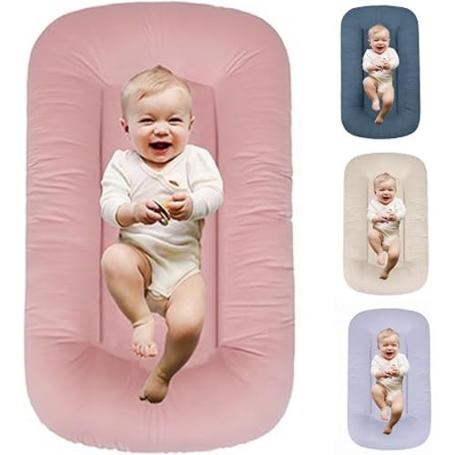 Baby Lounger 0-24 Months Bionic Design Infant Lounger(Pink)