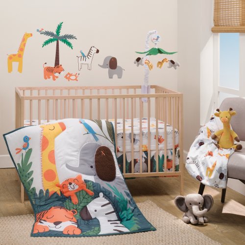 Bedtime Originals Lollipop Jungle Colorful Safari Themed Wall Decals/Stickers