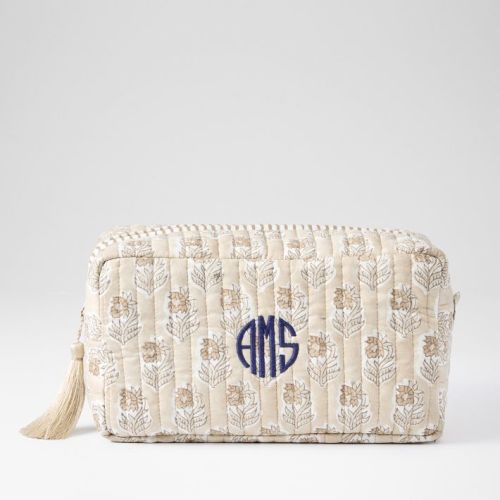 Block Print Travel Pouch