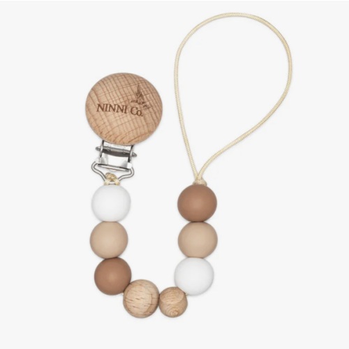 Ninni Co. Hazelnut Pacifier Clip