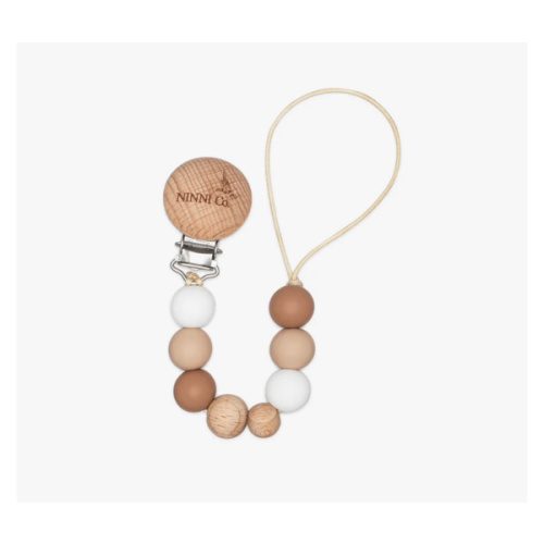 Ninni Co. Hazelnut Pacifier Clip
