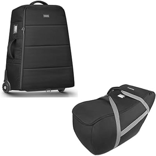 YOREPEK Stroller Bag Compatible with UPPAbaby Vista V2/V3 and Cruz V2 Padded Car Seat Travel Bag Compatible with UPPAbaby MESA V2 without Base