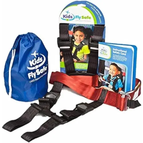 Cares Airplane Safety Travel Harness For Kids - Toddler Travel Restraint - Provides Extra Safety For Children on Flights - Light Weight, Portable, Easy to Store and Installs In Minutes.