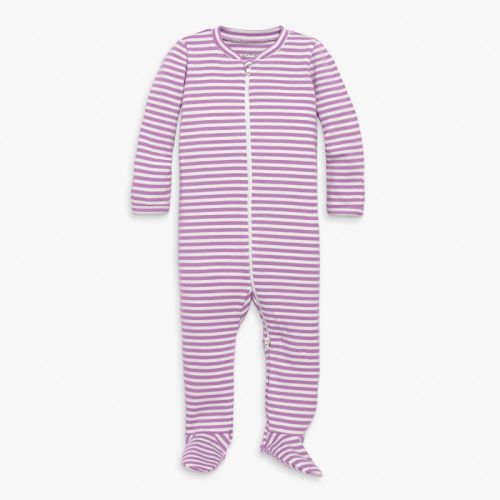 Primary Baby Organic Zip Footie, Size 3-6 months