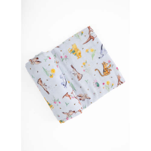 Winnie-the-Pooh in Bloom Swaddle Blanket – Little Crowns & Capes