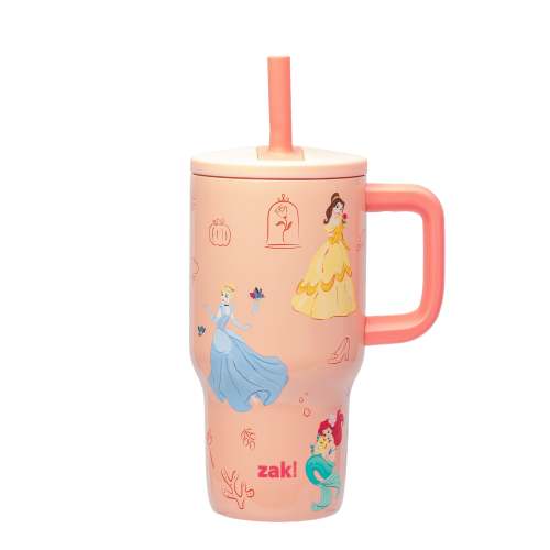 Kids Straw Tumbler with Handle - Disney Princess, 16 oz. – zak.com