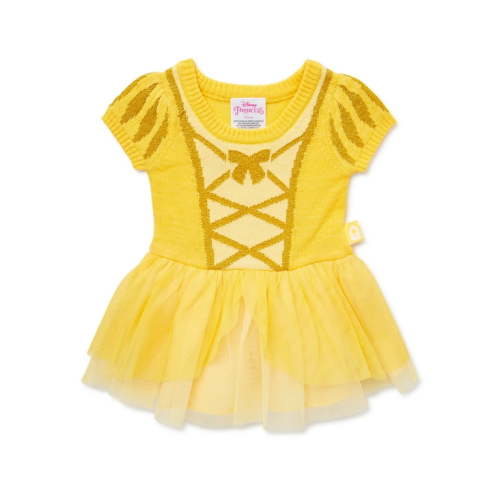 Disney Baby Girl Beauty and the Beast Belle Cosplay Dress, Sizes 0/3 Months-6/9 Months